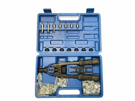 110 Pcs Riverter Nutsert Tool Set 13  Hand Gun Rivet Nut Rivnut M3-M12 Mandrel For Sale